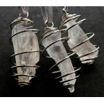 Lemurian Quartz Code Keeper of Freedom Spiral Pendant